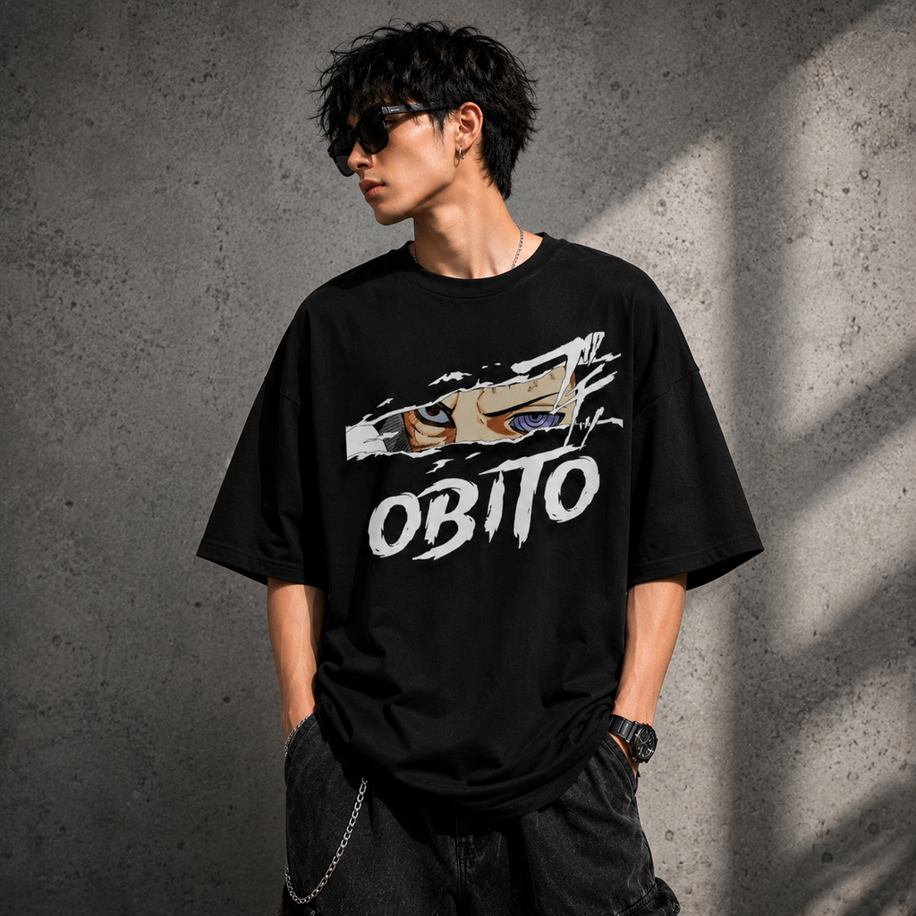 Obito Anime Oversized T-Shirt