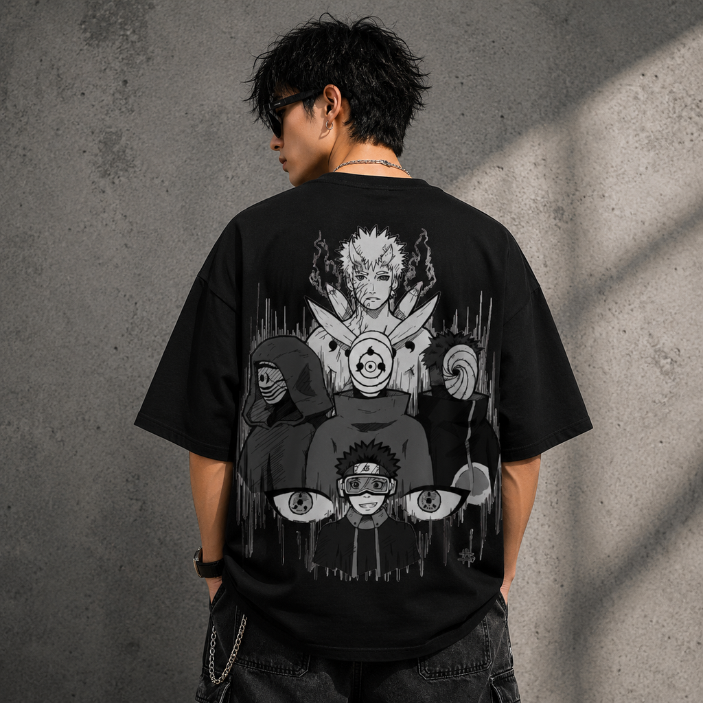 Obito Anime Oversized T-Shirt