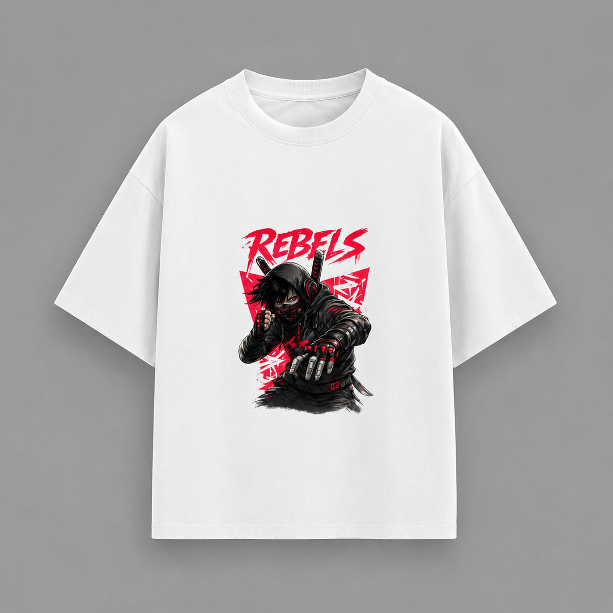 Ghost Shinobi "REBELS" Oversized T-Shirt