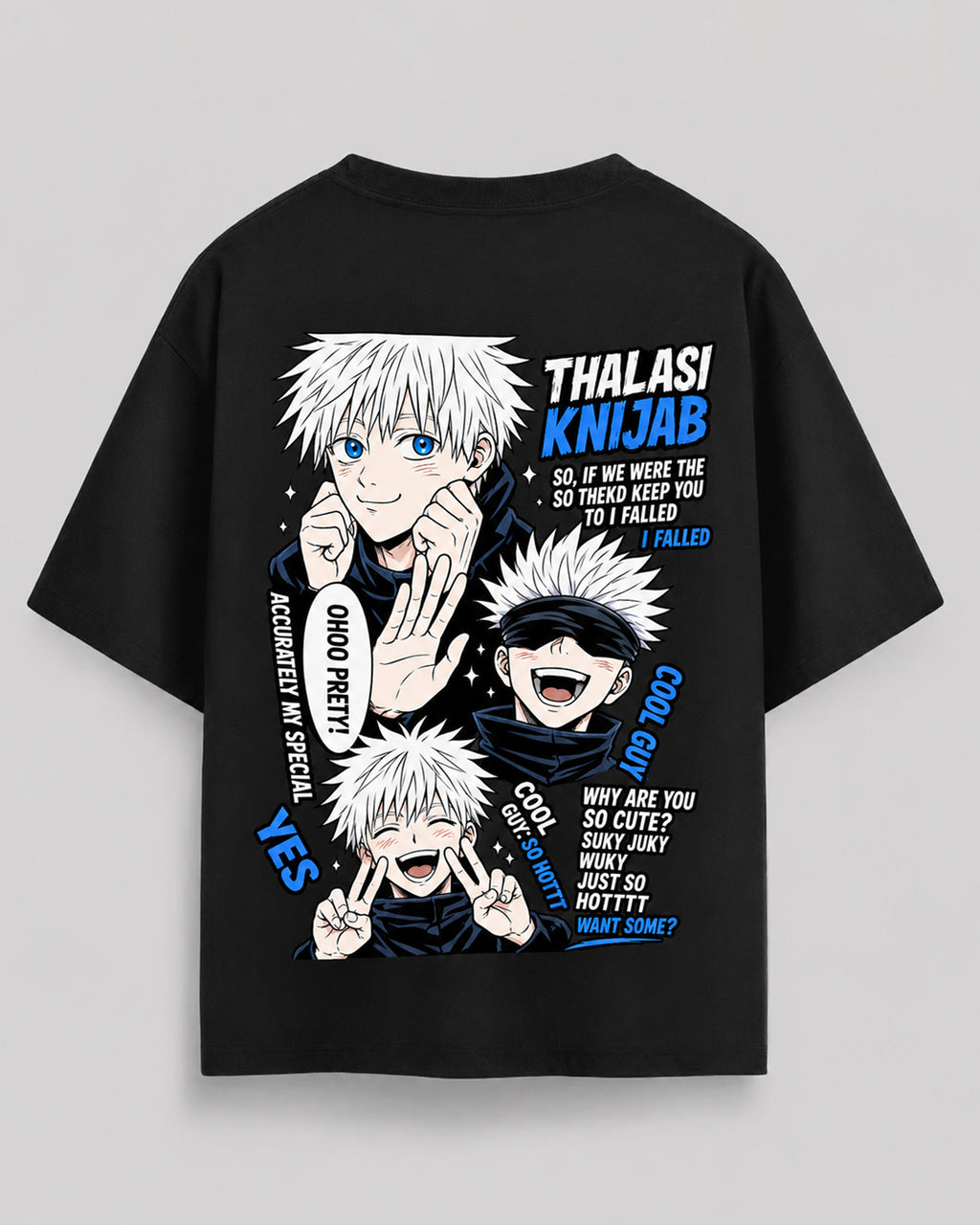 Gojo Blue Edition Oversized T-Shirt