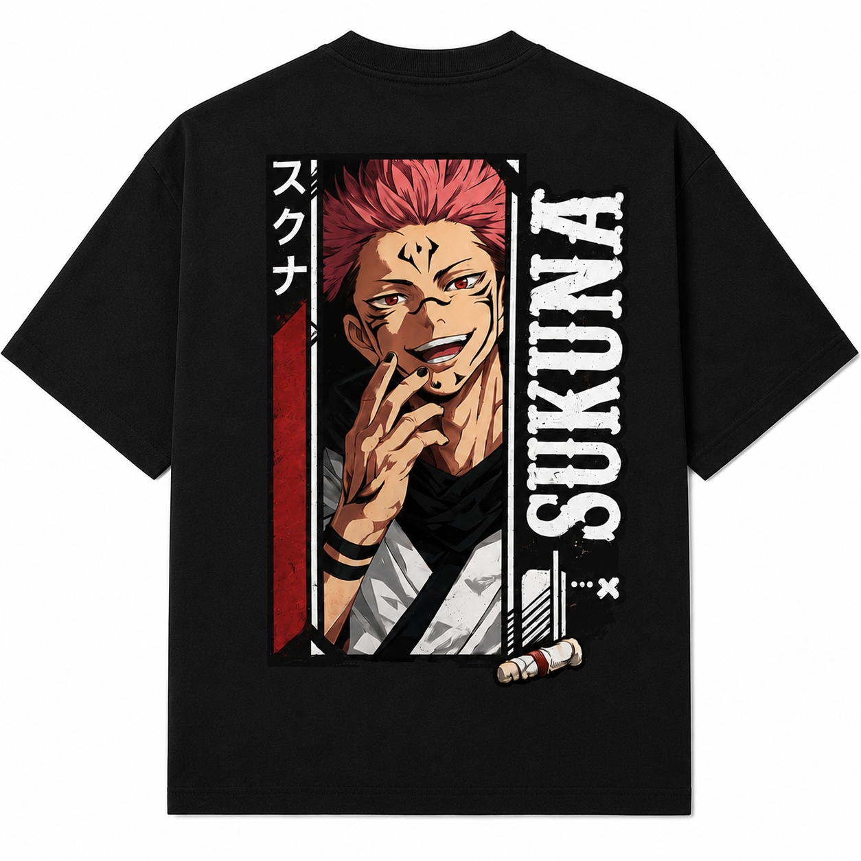Sukuna King of Curses Oversized Graphic T-Shirt